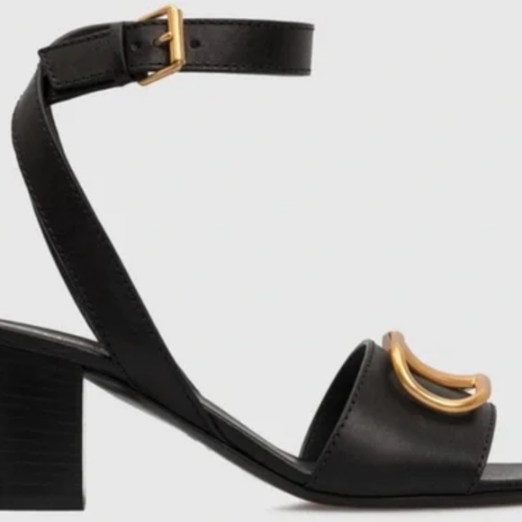 Valentino Block heel Vlogo Sandal - Picture 1 of 3